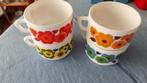 4 grandes tasses Lotus Arcopal France vintage, Antiek en Kunst, Ophalen of Verzenden