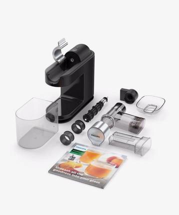 Philips HR1946/70 Avance Collection Slowjuicer Zwart/Zilver, Elektronische apparatuur, Juicers, Ophalen, Zo goed als nieuw, Slowjuicer