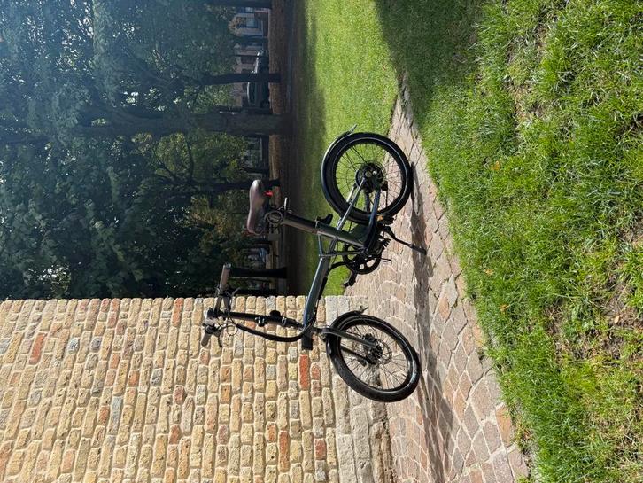 BTwin vouwfiets – blauw,, Fietsen en Brommers, Elektrische fietsen, Zo goed als nieuw, Ophalen