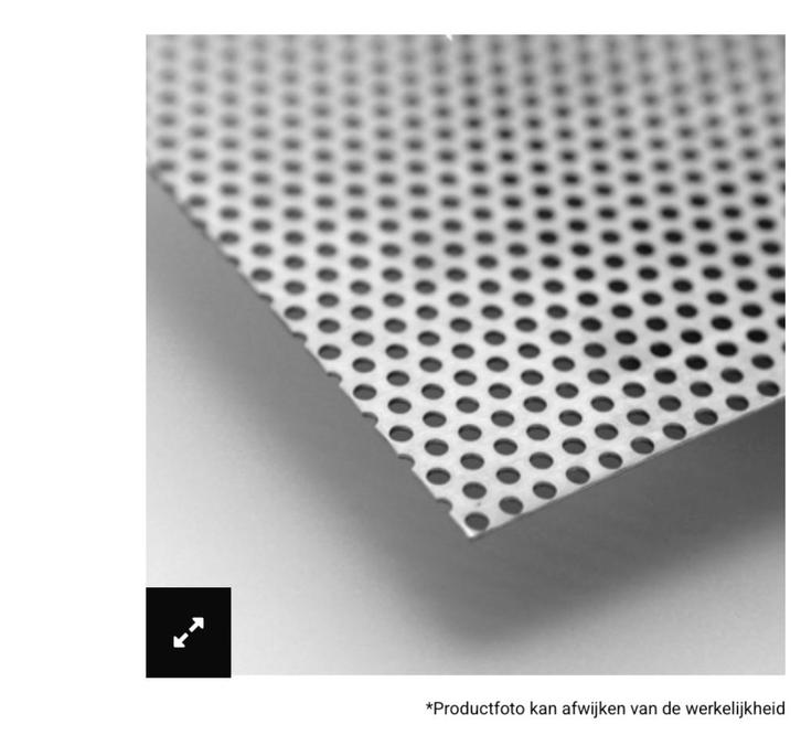 Perfo platen - geperforeerde platen - vanaf 7€, Doe-het-zelf en Bouw, Metalen, Zo goed als nieuw, IJzer, Ophalen