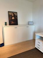 Opklapbed horizontaal, Ophalen, Wit