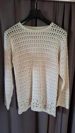 Pull marin pour femme, crocheté à la main, taille M, neuf, Enlèvement ou Envoi, Comme neuf, Taille 38/40 (M)
