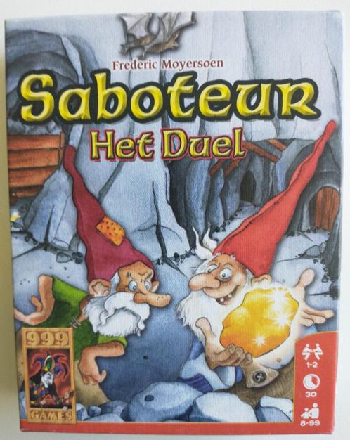 Saboteur: Het Duel - 999 Games, Hobby en Vrije tijd, Gezelschapsspellen | Kaartspellen, Gebruikt, Ophalen of Verzenden