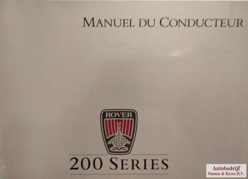 Handboek Rover 200 Series 216, Sprint, Vitesse, Vanden Plas  beschikbaar voor biedingen