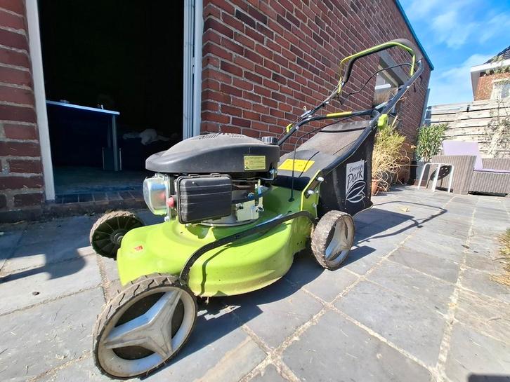 Central Park grasmaaier – DG350 motor – 46 cm – met zelftrek, Tuin en Terras, Grasmaaiers, Gebruikt, Benzine-grasmaaier, 40 t/m 49 cm