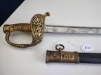 Sabel # 321 , Marine sabel met graveringen, Verzamelen, Verzenden, Marine