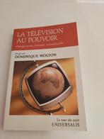 Livre La Télévision au Pouvoir - Dominique Wolton, Comme neuf, Enlèvement