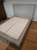 Boxspring 160cm, Maison & Meubles, Comme neuf, Enlèvement, Vert, Deux personnes