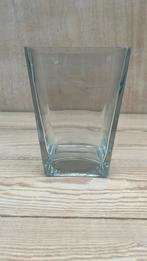 Vierkant glazen vaasje, Huis en Inrichting, Ophalen, Nieuw