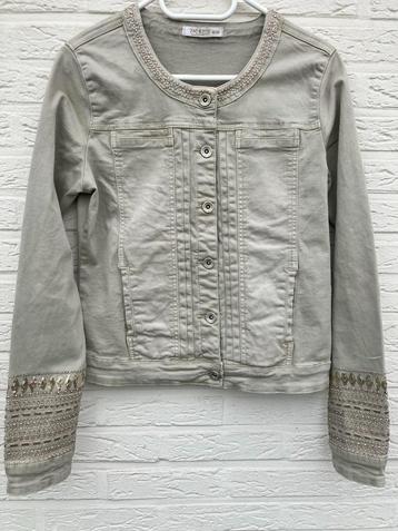 Beige jeansjasje Zac & Zoe maat S Nieuw  beschikbaar voor biedingen