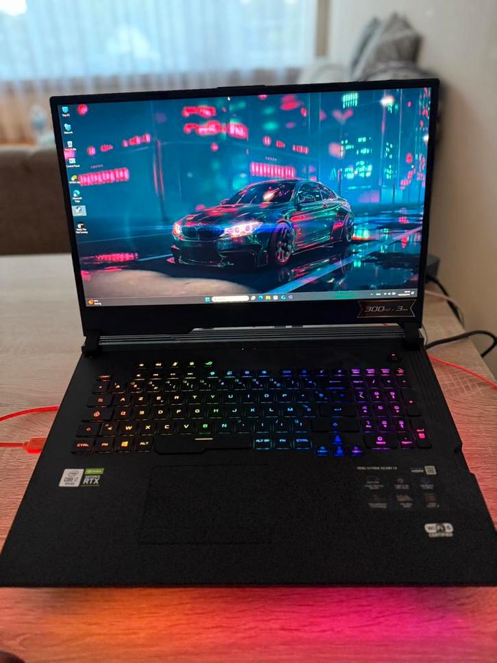 Asus rog strix G17 G732LXS 2080 super, Computers en Software, Windows Laptops, Zo goed als nieuw, 17 inch of meer, SSD, 16 GB