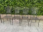 Chaises + table jardin FER FORGER, Tuin en Terras, Tuinmeubel-accessoires, Gebruikt