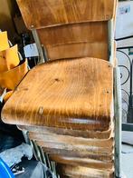 Vintage houten schoolstoelen perfecte staat, Ophalen