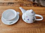Theetas met bijpassend theepotje, Ophalen, Zo goed als nieuw