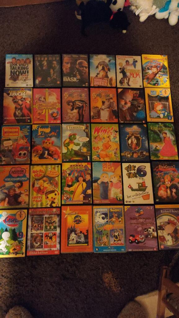 Grote stapel kinder dvd's, Cd's en Dvd's, Dvd's | Kinderen en Jeugd, Gebruikt, Film, Educatief, Alle leeftijden, Ophalen of Verzenden