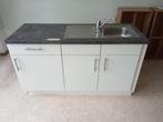 Meuble+évier., Huis en Inrichting, Keuken | Keukenelementen, Ophalen, Gebruikt, 150 tot 200 cm, Wit