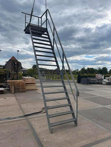 Gegalvaniseerde bordestrap steektrap wenteltrap trap trappen, Enlèvement ou Envoi