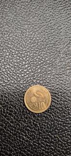 8#    Marokko 10 santimat 1974 /herdenkingsmunt, Ophalen of Verzenden