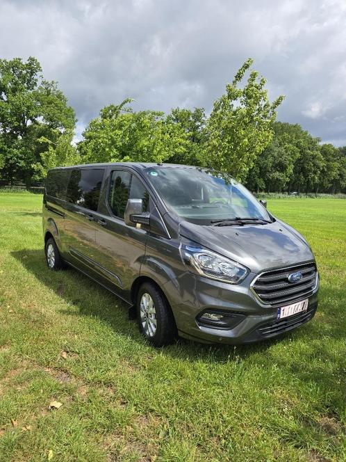 Ford Transit Custom Full option Customized dub cab 6 pl, Auto's, Ford, Particulier, Transit, ABS, Achteruitrijcamera, Adaptieve lichten