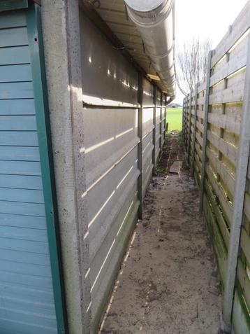 Iemand nog interesse in een betonnen schutting?, Tuin en Terras, Schuttingen, Ophalen, Overige materialen, 6 meter of meer, 1 tot 2 meter