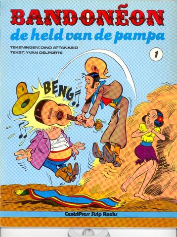 2 strips van Bandoneon - Dino Attanasio. beschikbaar voor biedingen
