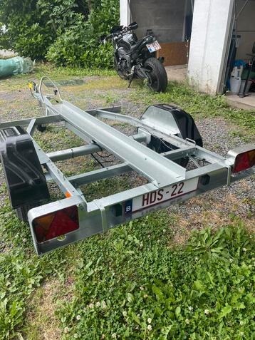 Remorque moto à louer !!, Autos : Divers, Remorques, Enlèvement, Comme neuf