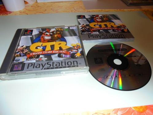 Playstation 1 CTR Crash Team Racing (orig-compleet), Games en Spelcomputers, Games | Sony PlayStation 1, Gebruikt, Racen en Vliegen