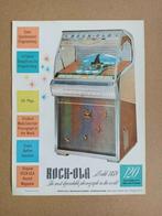 Flyer: Rock-ola 1458 (1958) jukebox, Verzamelen, Verzenden