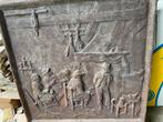 Anciénne plaque de chemineé , en fonte, Ophalen