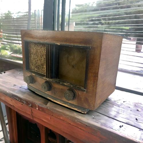 radio vintage en bois : ne fonctionne pas, Antiquités & Art, Antiquités | Autres Antiquités, Enlèvement ou Envoi