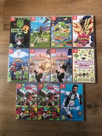 11 Nitendo switch games voor €150 beschikbaar voor biedingen