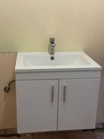 Meuble salle de bain blanc | BLAREGNIES, Ophalen, 50 tot 100 cm, Zo goed als nieuw, Minder dan 100 cm