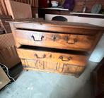 Antieke kast (2) en opklapbare tafel., Antiek en Kunst, Ophalen