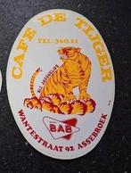 Sticker café De Tijger Assebroek BAB bieren, Verzamelen, Ophalen of Verzenden, Zo goed als nieuw, Reclamebord, Plaat of Schild