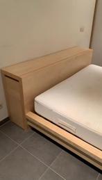 Tweepersoonsbed + 2 nachtkastjes, 160 cm, Bruin, Zo goed als nieuw, Hout