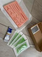Hechting set + atraumatische naald + draad + tools, Diversen, Schoolbenodigdheden, Ophalen, Zo goed als nieuw