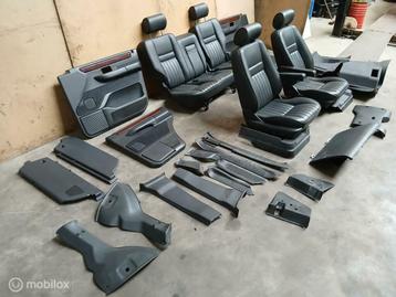 Stoelen Land Range Rover P38 Zwart Leer Zetels armsteun beschikbaar voor biedingen