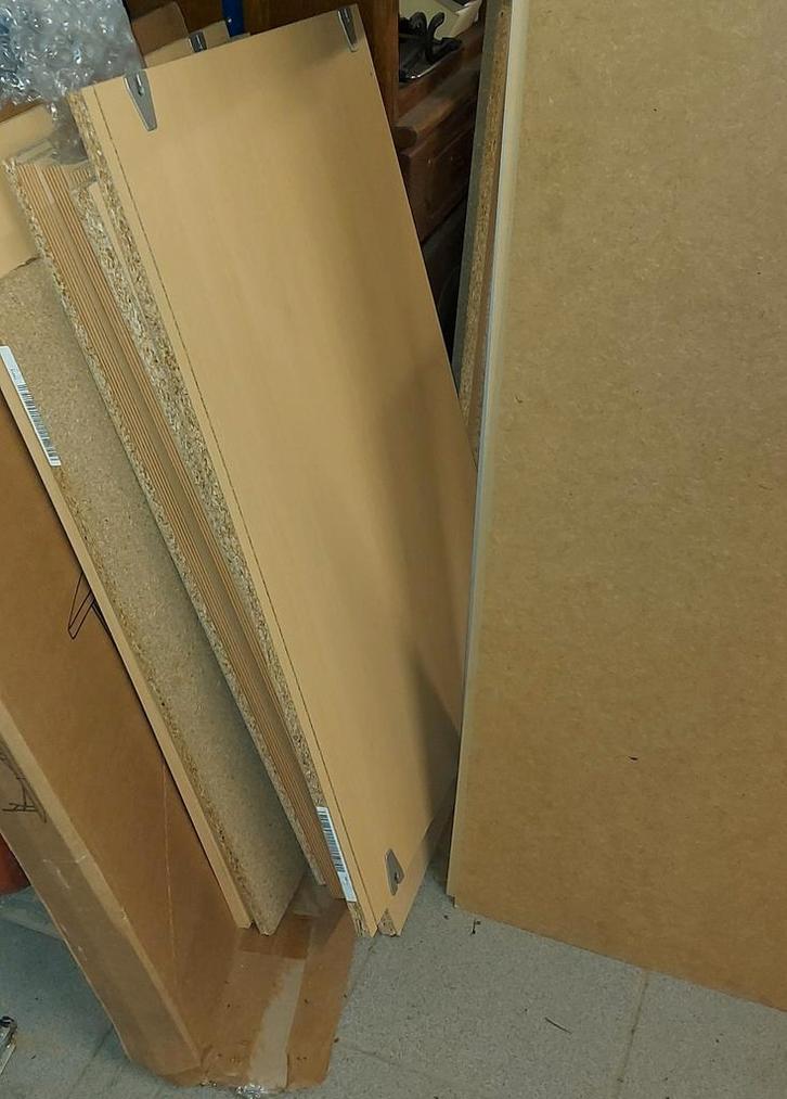 Twee schuifkasten, Huis en Inrichting, Kasten | Roldeurkasten en Archiefkasten, Gebruikt, Ophalen