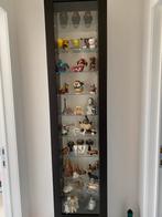 Vitrinekast donkere eik (leeg), Huis en Inrichting, Kasten | Vitrinekasten, Ophalen, Gebruikt