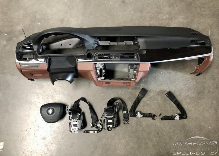 BMW 5-serie F10 F11 airbag set  2009-2017  9166657-09 399230, Auto-onderdelen, Dashboard en Schakelaars, BMW, Gebruikt, Ophalen of Verzenden