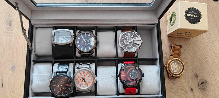 Heren horloges te koop, Handtassen en Accessoires, Horloges | Heren, Zo goed als nieuw, Ophalen of Verzenden