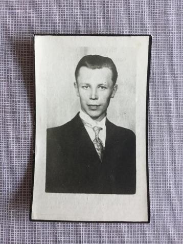 Oorlogsslachtoffer R.Maes Lovendegem + Gent 1944 WOII, Envoi, Image pieuse