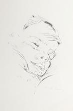 René de Lannoy - slapend kind - Lithografie, Antiek en Kunst, Ophalen of Verzenden
