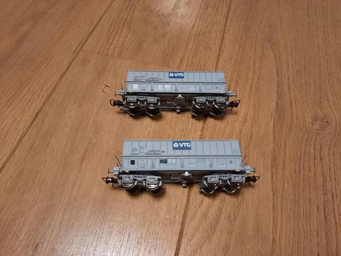 B-models 45214 - Set de 2 wagons minéraliers, Hobby & Loisirs créatifs, Trains miniatures | HO, Comme neuf, Wagon, Autres marques
