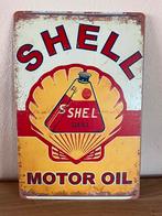 Plaque metallique shell, Collections, Enlèvement ou Envoi, Comme neuf