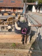 Plat zadeltje (shetlander, kleine pony) incl hoofstel en bit, Dieren en Toebehoren, Ophalen, Gebruikt, Recreatie