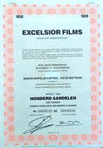 Excelsior Films (Antwerpen) 1992, Postzegels en Munten, Aandelen en Waardepapieren, Ophalen of Verzenden, 1970 tot heden, Aandeel