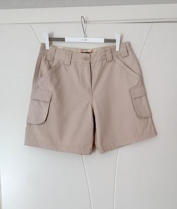 Bermudashort met zakken, zandkleur, maat 36  beschikbaar voor biedingen