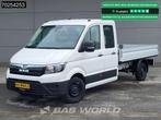 MAN TGE 3.140 Automaat Open laadbak Trekhaak Dubbele Cabine, Auto's, Bestelwagens en Lichte vracht, Stof, Euro 6, 4 cilinders