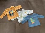 3 bloezen dino’s 12 maanden / 74, Kinderen en Baby's, Babykleding | Maat 74, Ophalen, Zo goed als nieuw